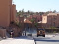 Street scene of Warzazat medina, Morocco