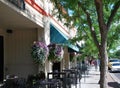 Street Scene in the Western Town of Coeur d`Alene, in the Rocky Mountains, Idaho