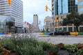 Street scene in Winnipeg, Manitoba