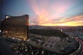 Street scenes around las vegas nevada at dusk