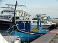 Street scenes of maldivian town on Huraa island