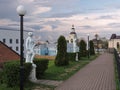 Street sculptural compositions, Hermitage. Vyborg, Leningrad