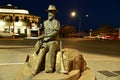 Street sculpture of Paddy Hannan in Kalgoorlie Western Australia