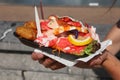 Street seafood in Ostende