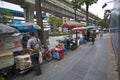 Street seller on Ratchaprasong