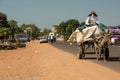 A street in Senegambia, Gambia Royalty Free Stock Photo