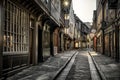 Street The shambles in York, England