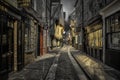 Street The shambles in York, England Royalty Free Stock Photo