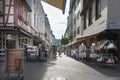 Street with Shops in Boppard, Germany