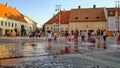 Street of Sibiu Romania Royalty Free Stock Photo