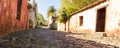 Street of Sighs, in the historic center, a World Heritage Site by Unesco in 1995. The houses are from the 18th century. Uruguayan