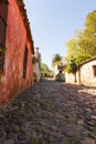 Street of Sighs, in the historic center, a World Heritage Site by Unesco in 1995. The houses are from the 18th century. Uruguayan