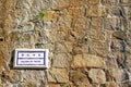 Street Sign In Ancient City, Macau, China Royalty Free Stock Photo