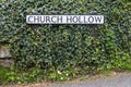 Church Hollow in Godshill, on the Isle of Wight Royalty Free Stock Photo