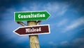 Street Sign Consultation versus Mislead