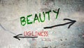 Street Sign Beauty versus Ugliness