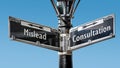 Street Sign Consultation versus Mislead