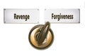 Street Sign to Forgiveness versus Revenge