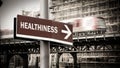 Street Sign to Healthiness