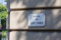 Street Sign displaying Josep Carner Road in Barcelona