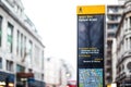 Street Sign Guide in London England