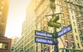 Street sign in New York City Royalty Free Stock Photo