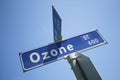 Street Sign - Ozone Street