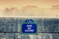 Street sign in Paris Royalty Free Stock Photo