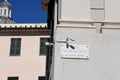 Street Sign at Pizza Matteotti, Genoa, Italy