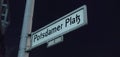 Street sign Potsdamer Platz in Berlin Royalty Free Stock Photo