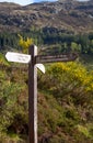 Glenfinnan -dragonfly trail - street sign - No 1