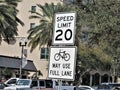 Street sign, St Petersburg, FLorida Royalty Free Stock Photo