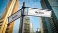 Street Sign to Active versus Passive