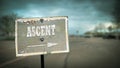 Street Sign to Ascent