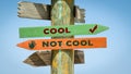 Street Sign to Cool versus Uncool