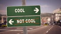 Street Sign to Cool versus Uncool