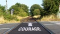 Street Sign to Courage