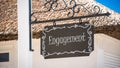 Street Sign to Engagement Royalty Free Stock Photo