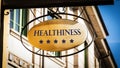 Street Sign to Healthiness Royalty Free Stock Photo