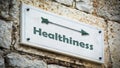 Street Sign to Healthiness