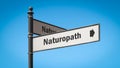 Street Sign to Naturopath