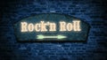 Street Sign to Rockn Roll Royalty Free Stock Photo