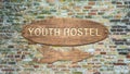 Street Sign to Youth Hostel