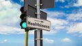 Street sign to healthiness