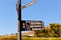 Street signs signpost, Cape Town Sea Point Green Point Park Royalty Free Stock Photo