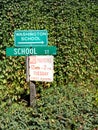 Street signs, Washington, California