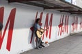 Street singer in Bangkok, Thailand