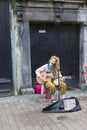 Street singer in Galway city