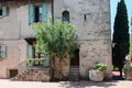 Street in Sirmione, small ancient picturesque town on Lake Garda