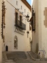 Street of Sitges (Spain) Royalty Free Stock Photo
